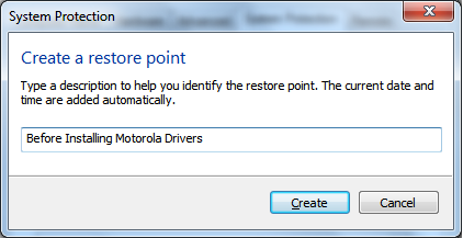 system protection system protection - How to Create a Restore Point in Windows 7