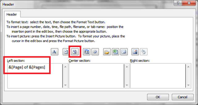 How To Insert Page Numbers In Multiple Worksheets In Excel 2010