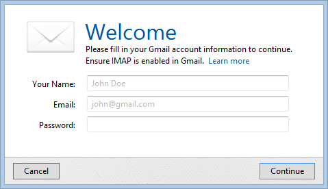 mailbird loading hotmail but not gmail