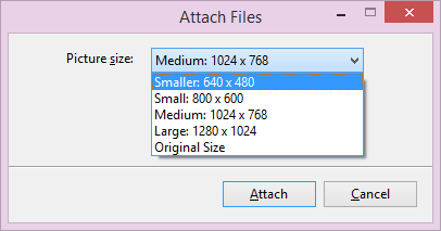 attach files dialog box attach files dialog box
