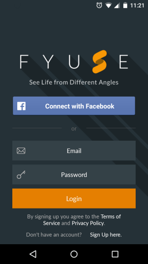fyuse app sign in