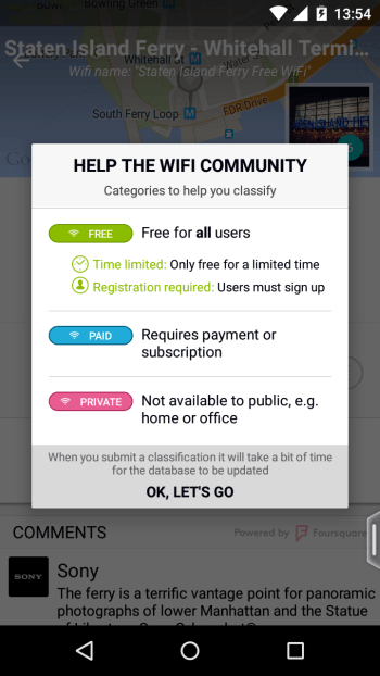 WiFiMapper community WiFiMapper community