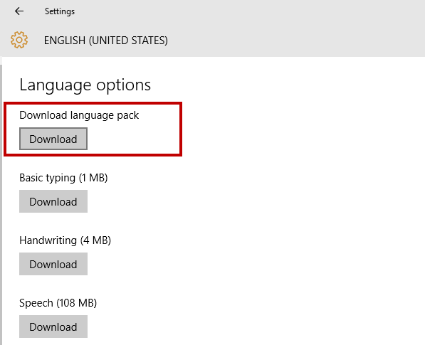 Cortana language download