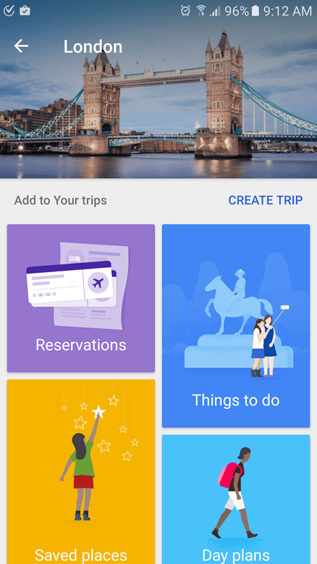 google trips create-trip