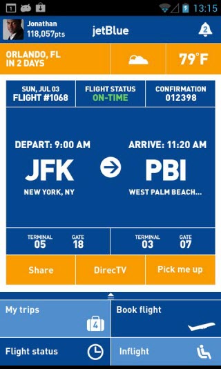 airline apps - JetBlue airline apps - JetBlue