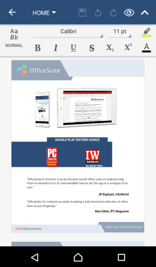 OfficeSuite Pro - Productivity Applications For Android