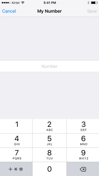 Input Phone Number