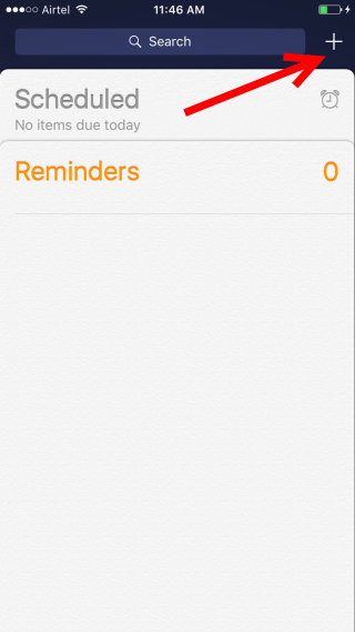 Create a Reminder on iPhone