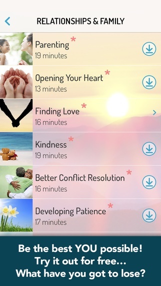 OMG. I Can Meditate! - Mindfulness Meditation App Categories