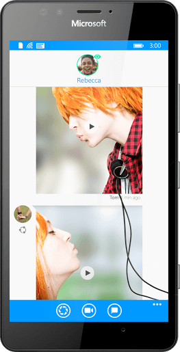 one on one conversations in Glide Live Video Messaging App