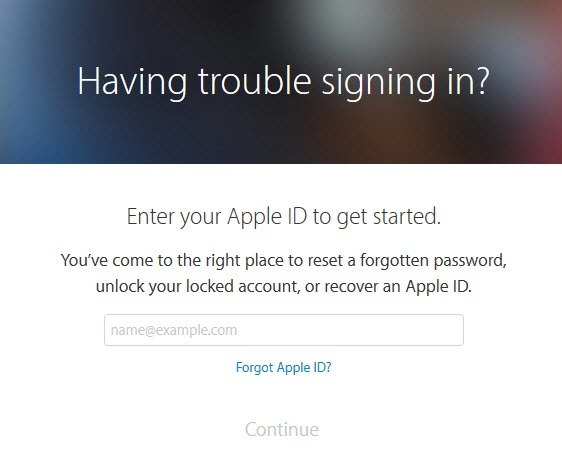 Having trouble signing in with Apple ID