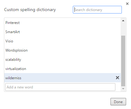How to Remove Words Accidentally Added to Chrome Dictionary