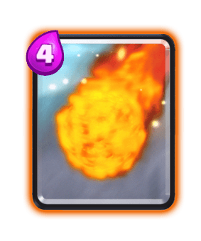 Fireball - Clash Royale Spell Cards 