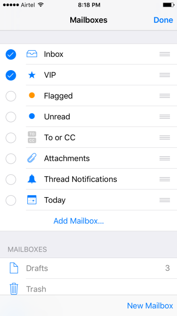 How to View Only Unread Email in Mail App in iOS