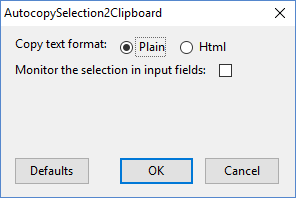 autocopyselection2clipboard-options