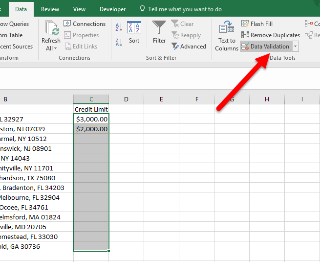 Learn Excel How To Use Data Validation In Cells Theapptimes 1282