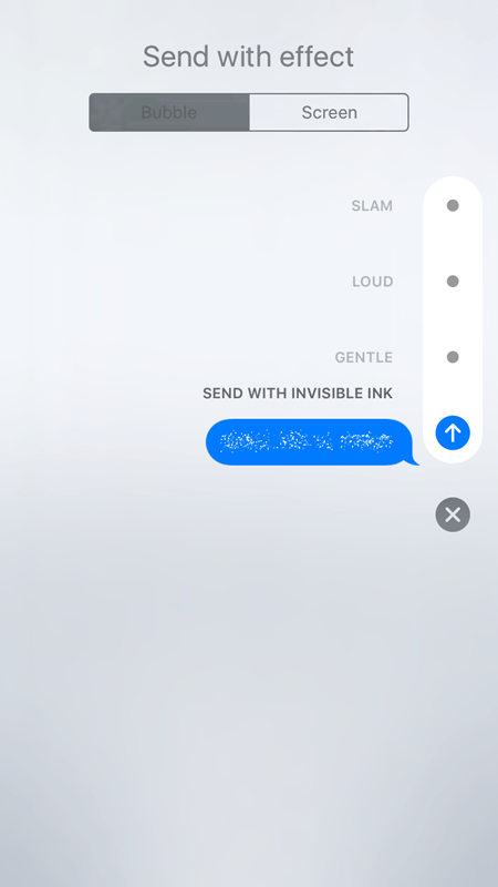 How to Send a Message in Invisible Ink in iOS 10