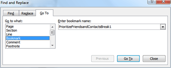 How to Use Bookmarks in Word 2010 