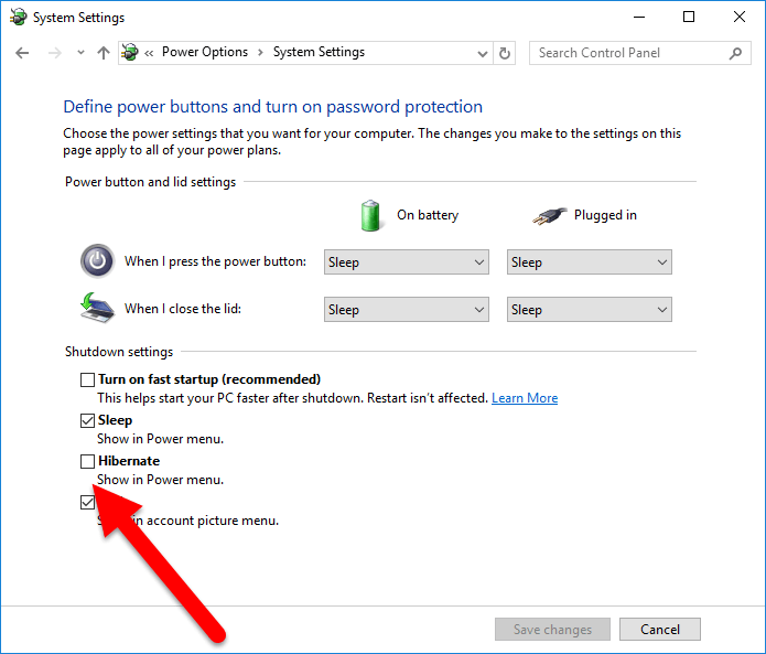 How to Add Hibernate to the Start Menu in Windows 10 