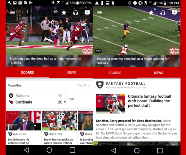 ESPN - Must-Have Apps For Sports Fans (2018)