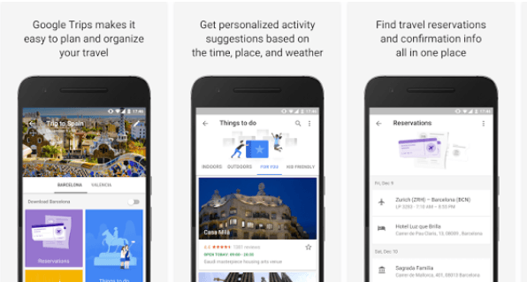 google trips