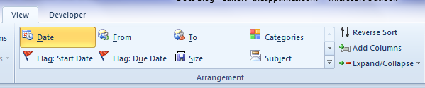 Sort Icon Outlook 7 Quick Ways to Sort Out Your Email in Outlook 2010