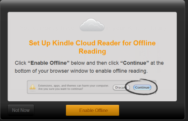 Install Kindle Cloud Reader 