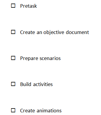 create a checklist in word 