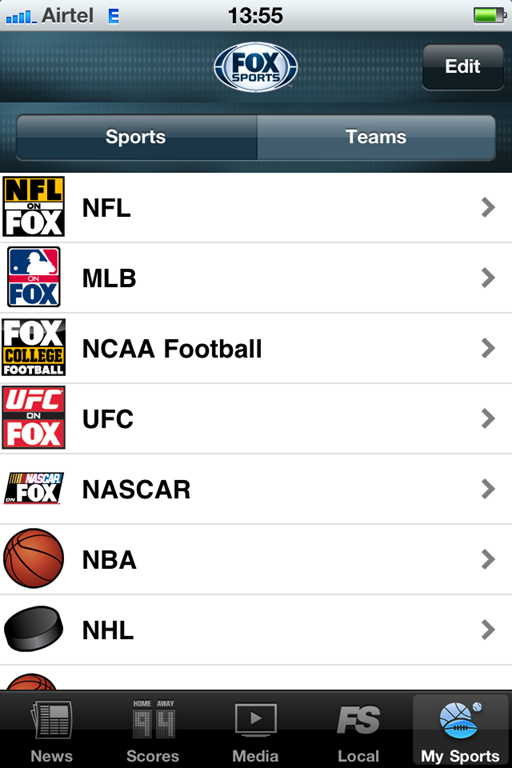 Fox Sports Mobile IPhone App Review - The App Times