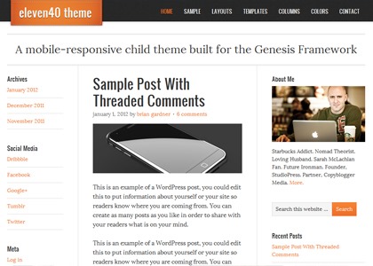 studiopress themes: eleven40 