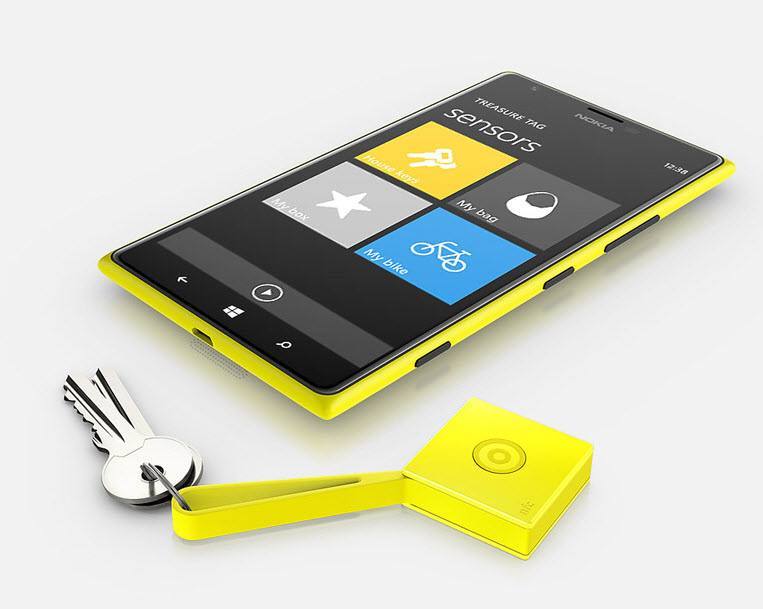 Nokia Treasure Tag Yellow