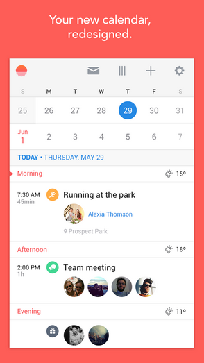 sunrise calendar app