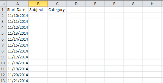 creating-a-countdown-calendar-in-excel-2010