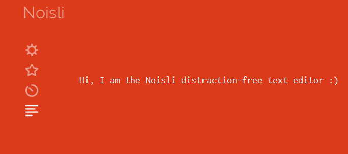 noisli text editor