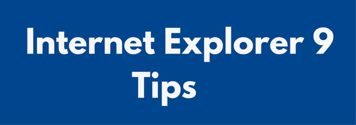 internet explorer 9 tips