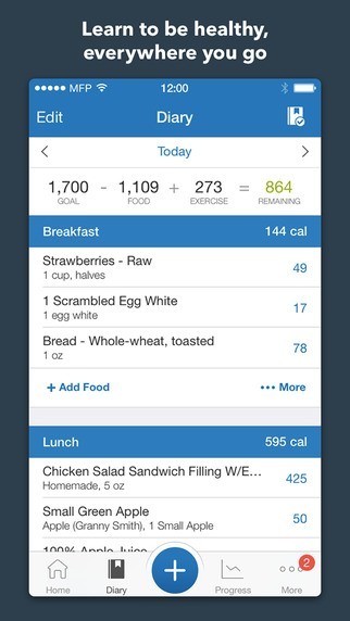 Calorie Counter & Diet Tracker by MyFitnessPal