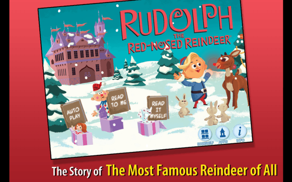 christmas apps for kids - Rudolph the Red Nosed Reindeer 