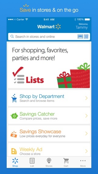 Walmart app