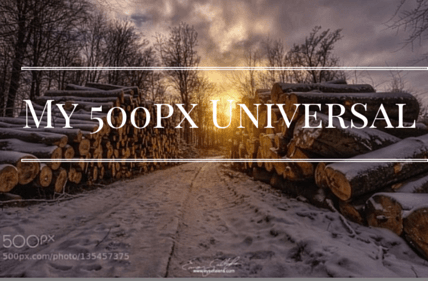 My 500px Universal App for Windows 10
