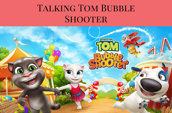 Talking Tom Bubble Shooter app