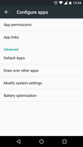 Changing Default Apps Links