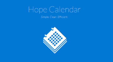 Hope Calendar is a Great Calendar App for Windows fi
