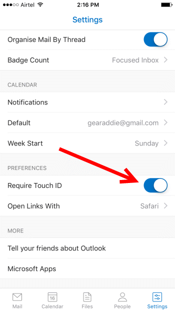 How to Protect Outlook Email in iOS