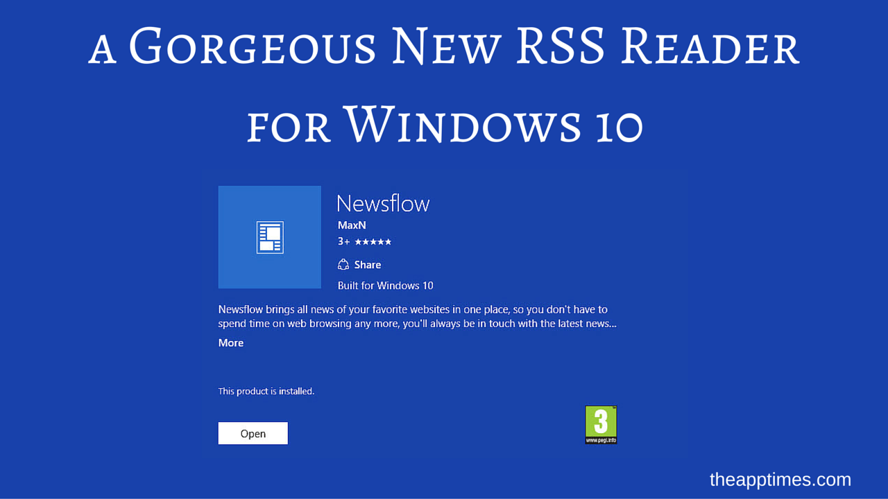 rss reader windows vista
