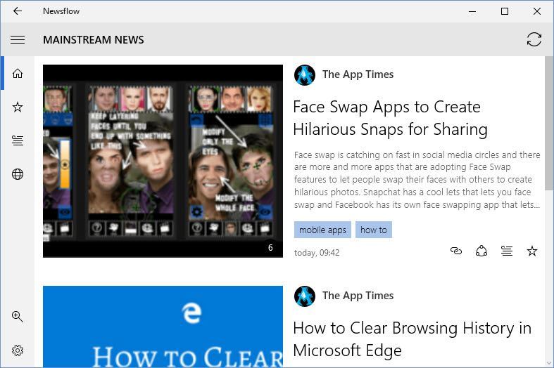 facebook news feed rss reader