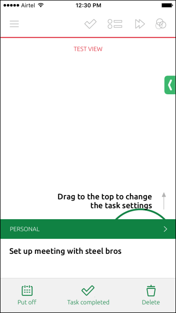 To Round Task Manager Task Settings
