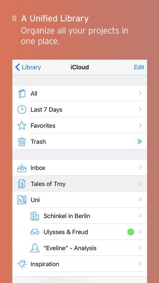 Ulysses App library