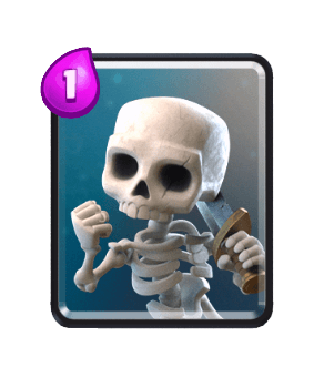 Clash Royale Cards in Arenas - skeletons