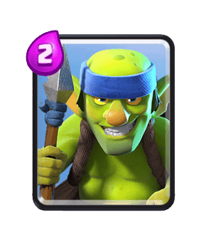 Clash Royale Troop Cards - spear goblins