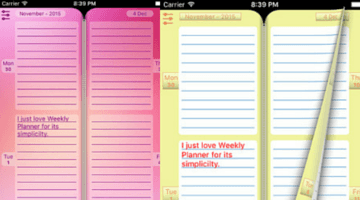 Diary Agenda Weekly Planner App for iOS fi